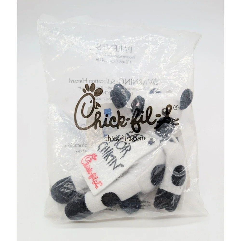 NEW Chick Fil A Cow Plush 